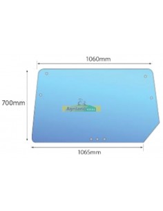 Vitre arrière plate non teintée 04352383 , 04352386 , 4352383 , 4352386