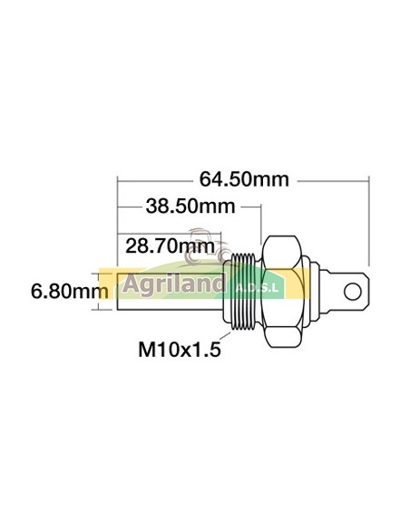 Sonde de température 01173469 , 01182838 , 02130498 , 1173469 , 1182838 , 213 0498 , 2130498 , D1173469 , K1173469 