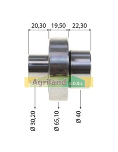 Pivot de direction 01301048 , 130 1048 , 1301048 , 3084904M1 , 3146693R1 , 9360315 , F180.300.021.270 , F180300021270 , R75849  2
