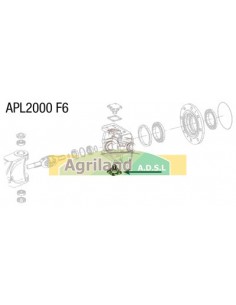 Pivot de direction 04115111 , 04415111 , 4115111 , 4415111 , F395.301.021.040 , F395301021040 , L101718 , L110347 , L112110 2