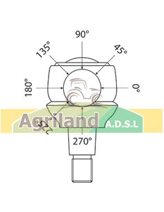 Rotule de barre de direction AL39022 2