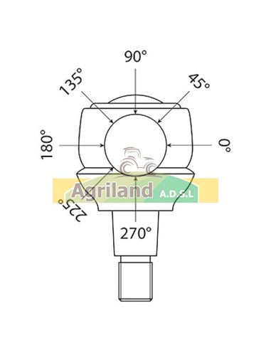 Rotule de barre de direction AL39022