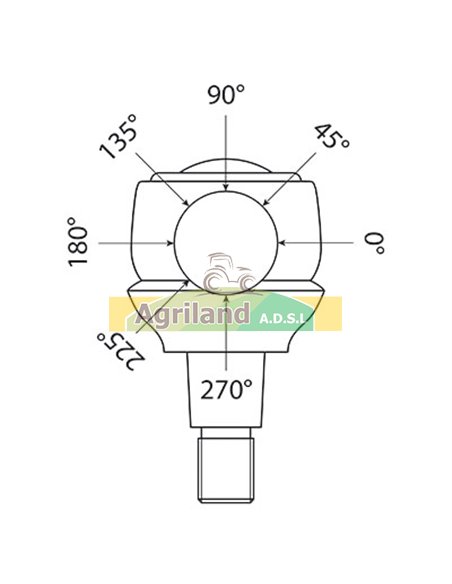 Rotule de barre de direction AL39022