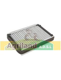 Filtre à air de cabine charbon actif 190x128x39.75mm L156225 , L209778